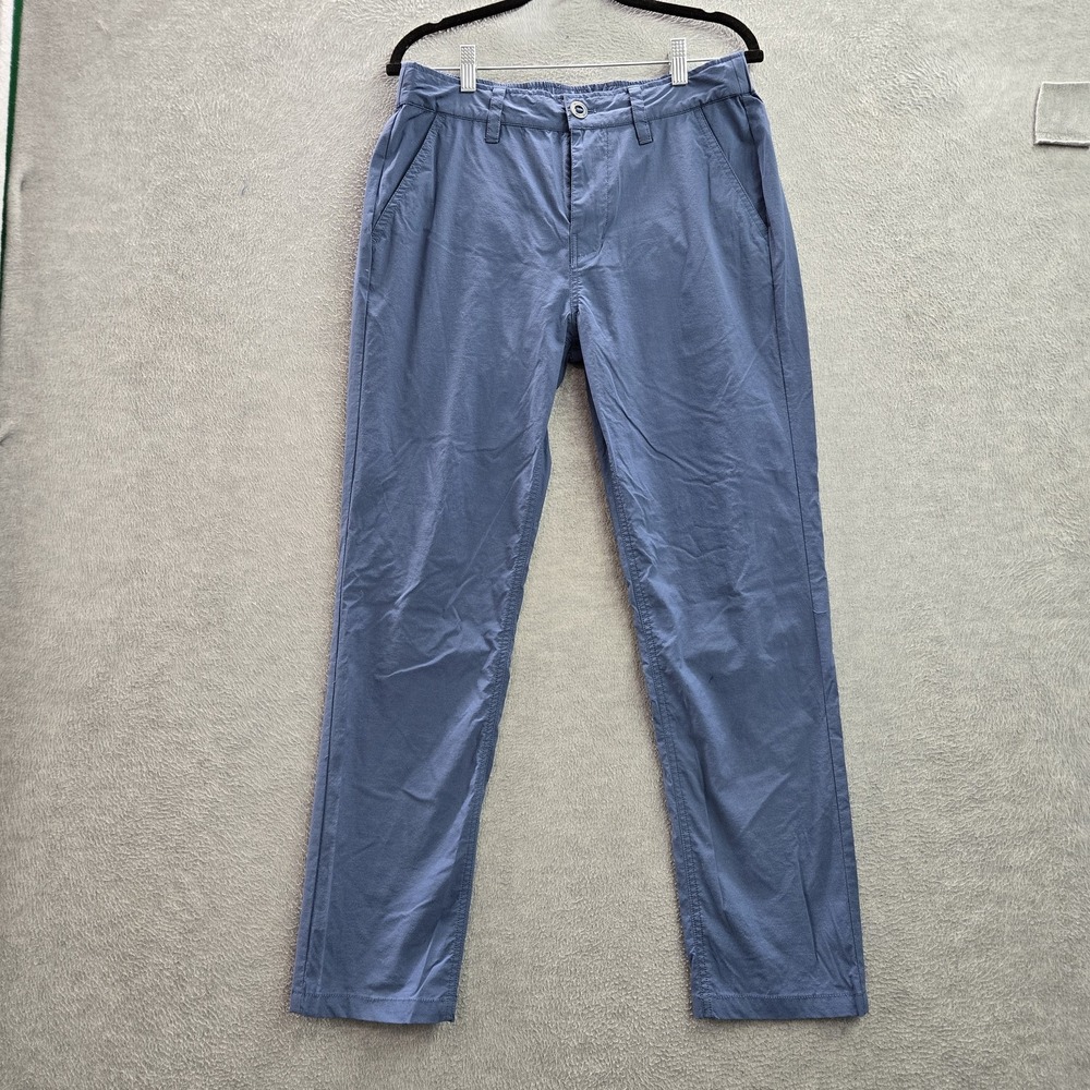 Brixton Men Pants M Blue Nylon Recycled Chino 28" Inseam